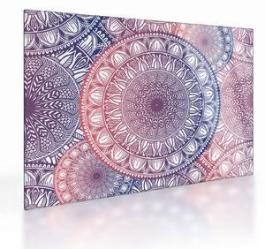 Staklena slika od mandale (70x50 cm)