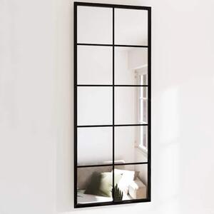 Zidno ogledalo crno 100 x 40 cm metalno - 100 x 40 cm 1 100 x 40 cm