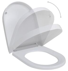 VidaXL Toaletne daske s mekim zatvaranjem 2 kom plastične bijele