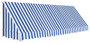 VidaXL Bistro tenda 400 x 120 cm plavo-bijela