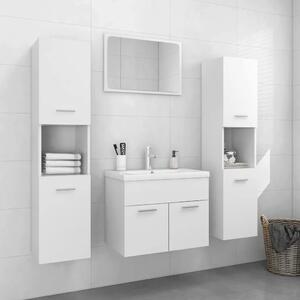 Set kupaonskog namještaja od konstruiranog drva bijeli - Bijela 60 x 38.5 x 46 cm 1 4