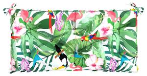 VidaXL Jastuk za vrtnu klupu višebojni 110 x 50 x 7 cm od tkanine