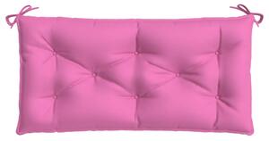 VidaXL Jastuk za vrtnu klupu ružičasti 110 x 50 x 7 cm od tkanine