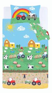 Dječja posteljina za krevet za jednu osobu 135x200 cm Farmyard Animals – Catherine Lansfield