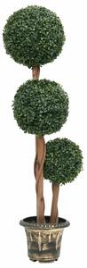 Umjetni šimšir u obliku kugle s posudom zeleni 119 cm - 25 x 119 cm 1 25 x 119 cm