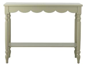 Svijetlo zeleni pomoćni stol od masivnog bora 36x106 cm Salla – Bloomingville