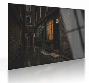Staklena slika - Londonska ulica (70x50 cm)