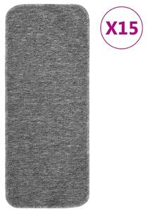 Protuklizni otirači za stepenice 15 kom 60x25cm sivi pravokutni - Siva 60 x 25 cm 15 Siva