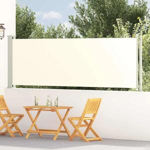 Uvlačiva bočna tenda za terasu 117 x 614 cm krem - Krema 117 x 600 cm 1 Krema