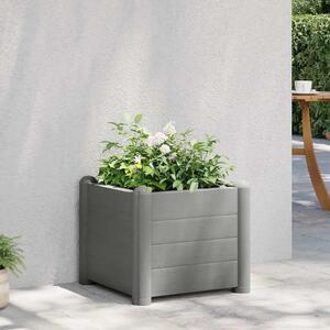 Povišena gredica - Vrtna gredica PP siva boja kamena 43 x 43 x 35 cm - Siva 43 x 43 x 35 cm 1 Siva