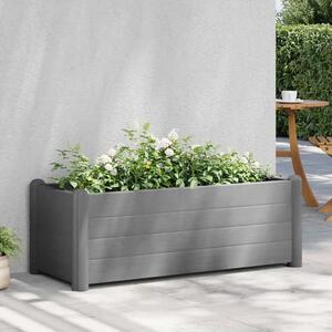Povišena gredica - Vrtna gredica PP siva boja kamena 100 x 43 x 35 cm - Siva 100 x 43 x 35 cm 1 Siva