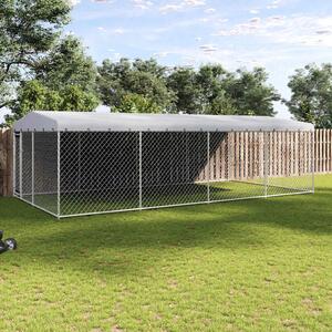 Vanjski kavez za pse s krovom 7 6 x 3 8 x 2 3 m - 1 Da Da
