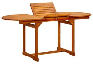 Vrtni stol - Blagovaonski stol (120-170) x 80 x 75 cm od drva bagrema - 170 x 80 x 75 cm 1 Ovalno 170 x 80 x 75 cm