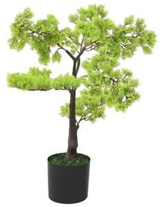 Umjetni bonsai čempres s posudom 60 cm zeleni - Crna i zelena 60 cm 1 Crna i zelena