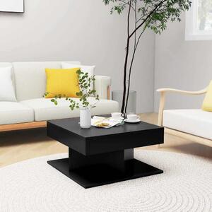 Stolić za kavu crni 57 x 57 x 30 cm od konstruiranog drva - Crna 1 Crna