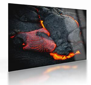Staklena slika - Lava (70x50 cm)