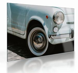Staklena slika - Retro automobil Fiat (70x50 cm)