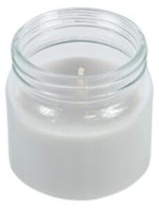 Mirisna svijeća u staklu WHITE LINEN 6,3 cm bijela