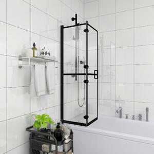 Sklopiva pregrada za tuš ESG 80 x 140 cm crna - 80 x 140 cm 80 x 140 cm