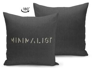 Crno-siva jastučnica Kate Louise Minimalistička, 45 x 45 cm