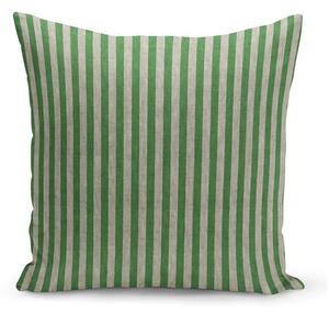Zeleno-bež jastučnica Kate Louise Stripes, 45 x 45 cm