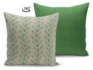 Bež-zelena jastučnica Kate Louise Bracken, 45 x 45 cm