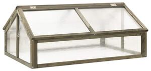 Staklenik sivi 114 x 80 x 50 cm od jelovine - Siva 1 Siva