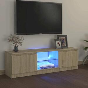 TV ormarić s LED svjetlima boja hrasta sonome 120x30x36 cm - sonoma hrast 120 x 30 x 36 cm 1 Sonoma hrast