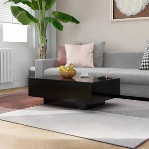 Stolić za kavu crni 90 x 60 x 31 cm od konstruiranog drva - Crna 90 x 60 x 31 cm 1 Crna