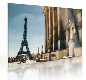 Staklena slika trga Trocader, Pariz (70x50 cm)
