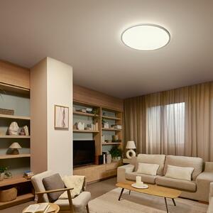 Philips Superslim LED stropna svjetiljka, bijela, CCT, prigušiva, prigušiva, Bijela, Dnevni boravak/blagovaonica, Plastika