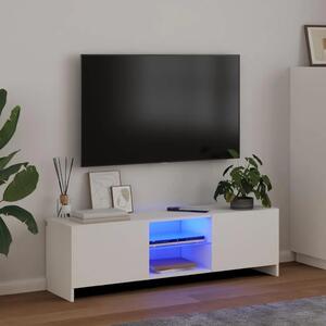 TV ormarić s LED svjetlima bijeli 120 x 30 x 36 cm - Bijela 120 x 30 x 36 cm 1 Bijela