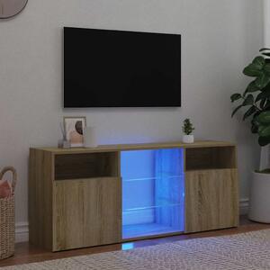 TV ormarić s LED svjetlima boja hrasta sonome 120 x 30 x 50 cm - sonoma hrast 1 Sonoma hrast