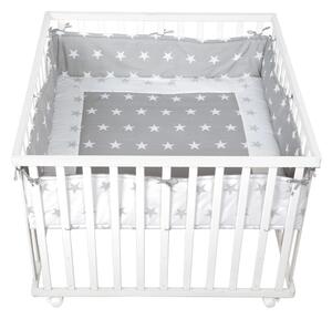 Bijeli putni krevetić 100x100 cm Little stars – Roba
