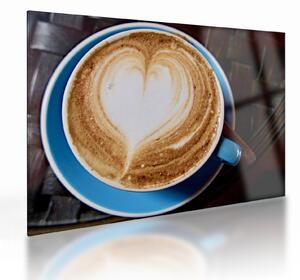 Staklena slika - Latte Art (70x50 cm)