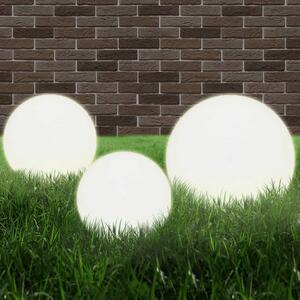 LED kuglasta svjetiljka 3 kom 20/30/40 cm PMMA - 3 1 3
