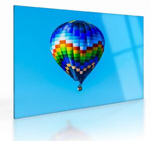 Staklena slika - Balon na vrući zrak (70x50 cm)