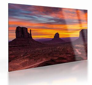 Staklena slika - Monument Valley, Arizona (70x50 cm)