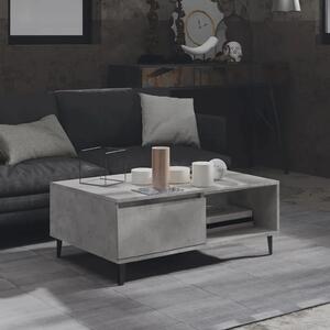 Stolić za kavu boja betona 90 x 60 x 35 cm konstruirano drvo - Beton siva 1 Beton siva