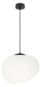 Crno-bijela viseća svjetiljka ø 25 cm Stones – Candellux Lighting