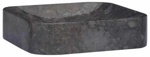 Lavabo - Umivaonik crni 40 x 40 x 10 cm mramorni - Crna Crna