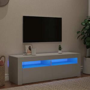 TV ormarić s LED svjetlima bijeli 120 x 35 x 40 cm - Bijela 1 Bijela