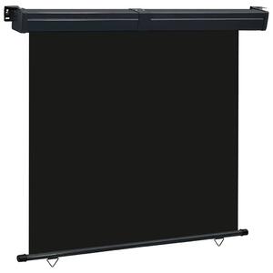 Balkonska bočna tenda 175 x 250 cm crna - Crna 175 x 250 cm 1 Crna