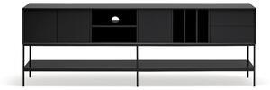 Crna TV komoda 220x74x45 cm Platt – Teulat