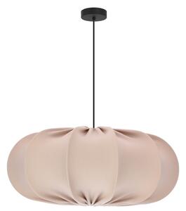 Bež viseća svjetiljka s tekstilnim sjenilom ø 52 cm Cafee – Candellux Lighting