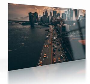 Staklena slika Manhattana (70x50 cm)