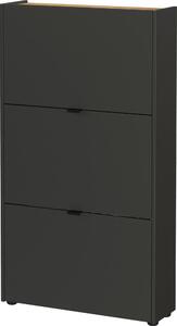 Antracitno sivi preklopni ormarić za cipele 71x127x22 cm Ameca – Germania