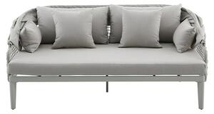 Sunfun Solo Rope Lounge sofa s jastucima (Š x D x V: 187 x 114 x 81,5 cm, Svijetlo siva)