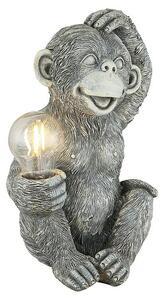 Globo Solarna svjetiljka Monkey (Boja svjetla: Topla bijela, LED, Visina: 27,5 cm)