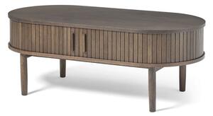 Stolić za kavu u dekoru hrasta u tamnoj prirodnoj boji 60x120 cm Meta – Unique Furniture